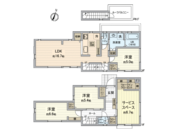 杉並区井草4丁目 新築戸建3号棟 間取り 杉並区井草4丁目 新築戸建3号棟 間取り