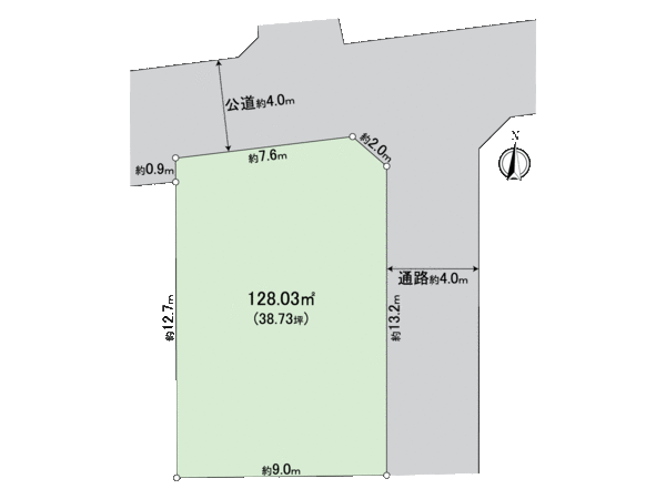 練馬区関町北5丁目 土地 地形図 練馬区関町北5丁目 土地 地形図