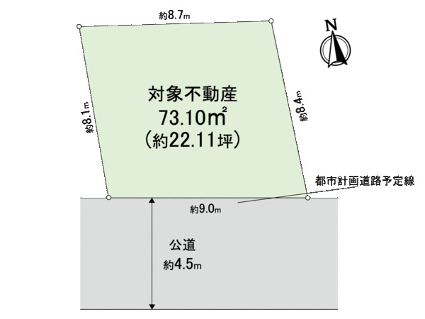 練馬区関町南3丁目 土地 地形図 練馬区関町南3丁目 土地 地形図