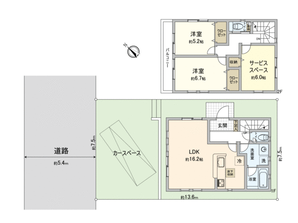 東村山市青葉町2丁目【新築1号棟】 間取り 東村山市青葉町2丁目【新築1号棟】 間取り