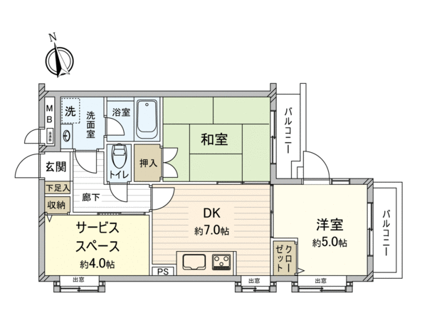 ライオンズマンション萩山第2 間取り ライオンズマンション萩山第2 間取り