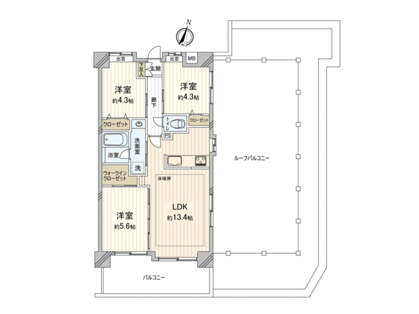 ウイングヒルズ久米川パート2 間取り ウイングヒルズ久米川パート2 間取り