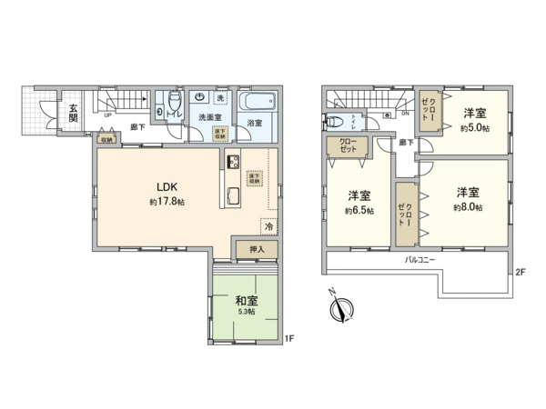 所沢市大字山口 新築戸建 間取り 所沢市大字山口 新築戸建 間取り