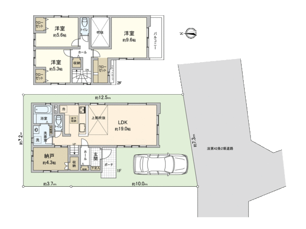 東村山市美住町1丁目【新築戸建】 間取り 東村山市美住町1丁目【新築戸建】 間取り