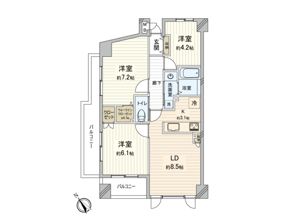 EXY久米川 間取り EXY久米川 間取り