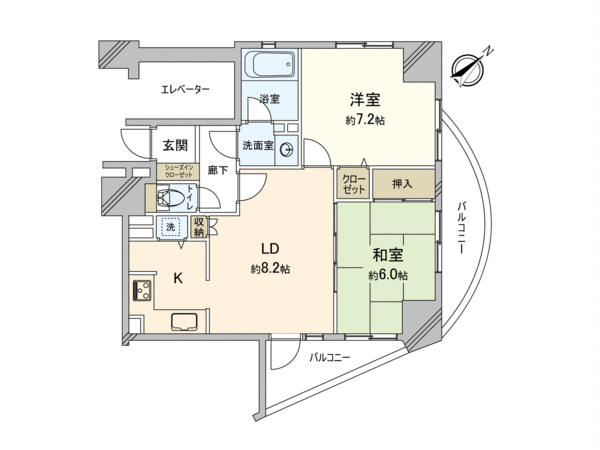 クリオ東村山弐番館 間取り クリオ東村山弐番館 間取り