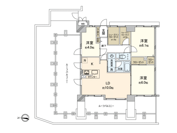 ナイスアーバン久米川 間取り ナイスアーバン久米川 間取り