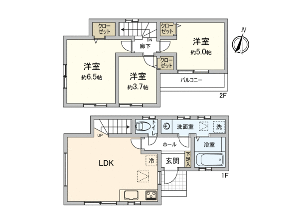 東村山市富士見町4丁目 新築戸建 間取り 東村山市富士見町4丁目 新築戸建 間取り
