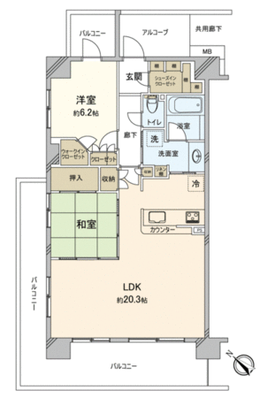 ローレルコート東村山 間取り ローレルコート東村山 間取り