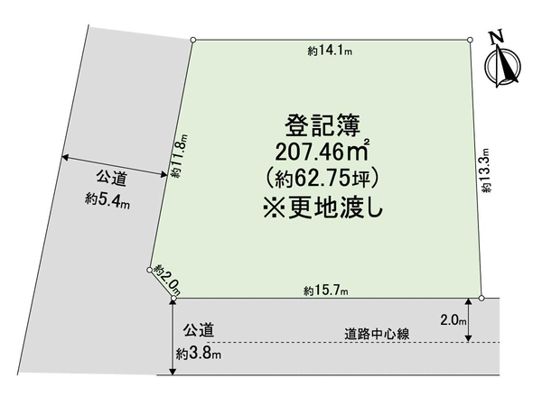 練馬区関町北3丁目 土地 間取り 練馬区関町北3丁目 土地 間取り