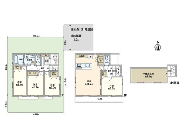 練馬区大泉町2丁目 新築戸建 間取り 練馬区大泉町2丁目 新築戸建 間取り