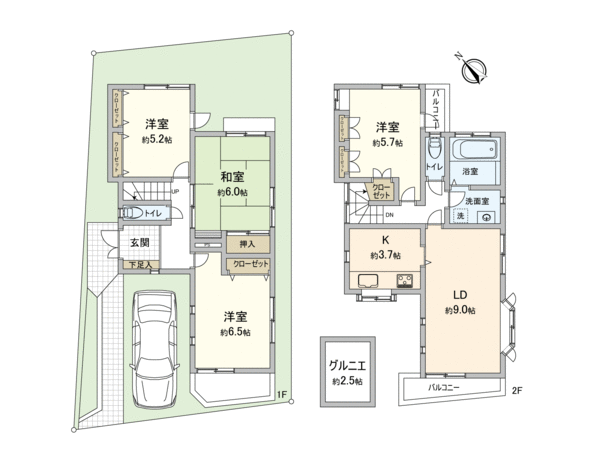 中野区白鷺3丁目 戸建 間取り 中野区白鷺3丁目 戸建 間取り