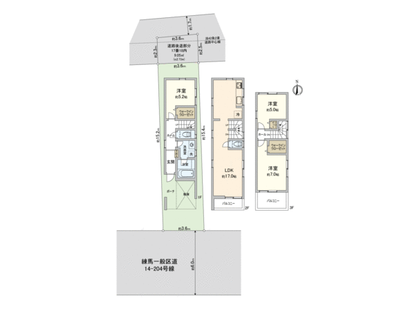 練馬区中村南1丁目 新築戸建 間取り 練馬区中村南1丁目 新築戸建 間取り