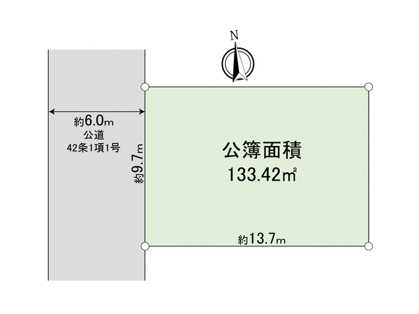 練馬区豊玉北5丁目土地 地形図 練馬区豊玉北5丁目土地 地形図