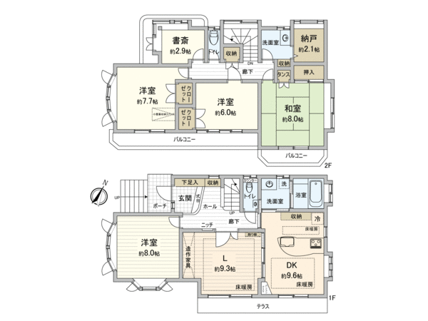 東久留米市浅間町3丁目戸建 間取り 東久留米市浅間町3丁目戸建 間取り