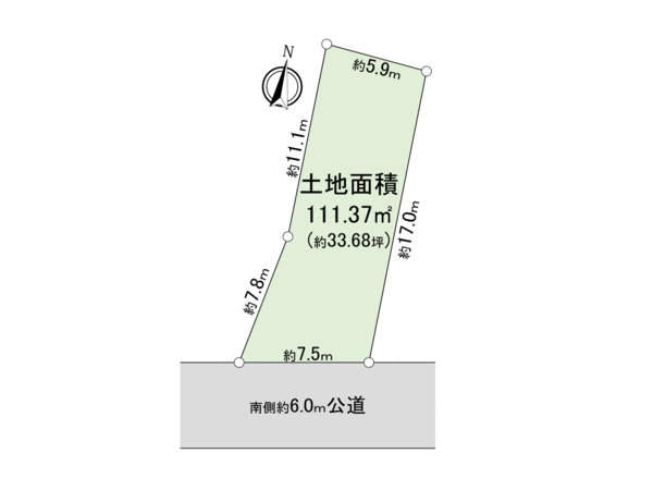 練馬区豊玉中2丁目土地 地形図 練馬区豊玉中2丁目土地 地形図