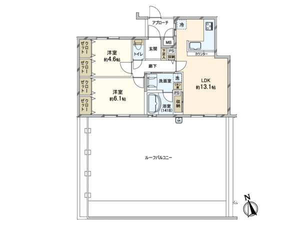 グラシュー大泉学園 間取り グラシュー大泉学園 間取り