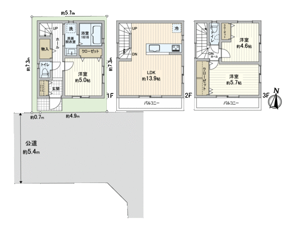 新座市栄4丁目 新築戸建 間取り 新座市栄4丁目 新築戸建 間取り