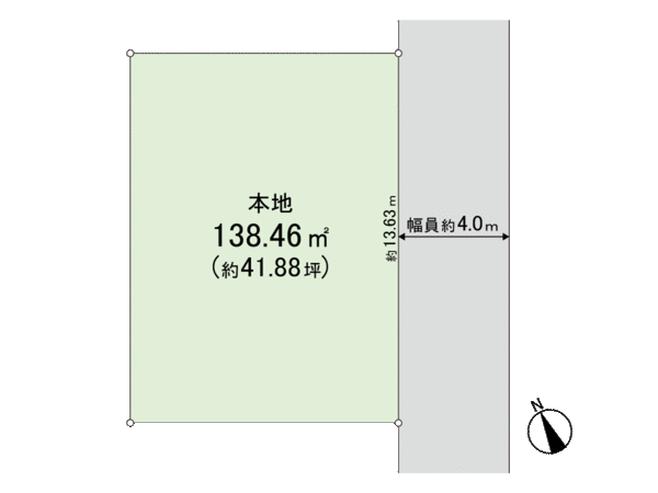 練馬区大泉学園町5丁目 土地 地形図 練馬区大泉学園町5丁目 土地 地形図