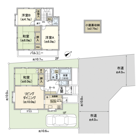 新座市野火止4丁目戸建 間取り 新座市野火止4丁目戸建 間取り