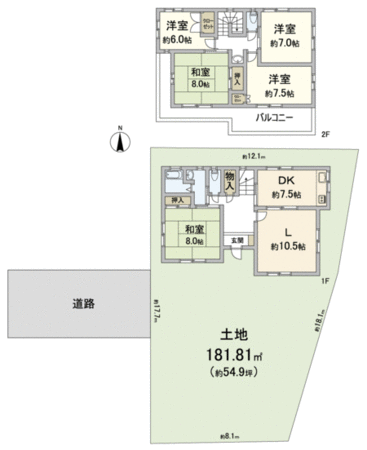 新座市大和田5丁目戸建 間取り 新座市大和田5丁目戸建 間取り