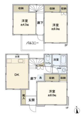 志木市下宗岡2丁目戸建 間取り 志木市下宗岡2丁目戸建 間取り