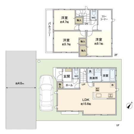 新座市馬場1丁目新築戸建 間取り 新座市馬場1丁目新築戸建 間取り