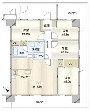 ガーデンプレジール朝霞台 間取り ガーデンプレジール朝霞台 間取り