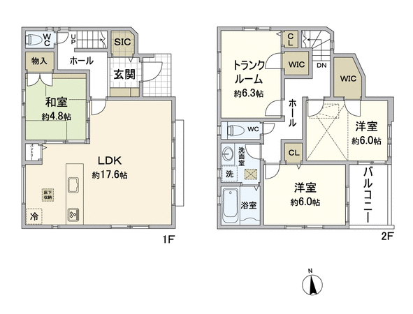 朝霞市三原5丁目新築戸建 間取り 朝霞市三原5丁目新築戸建 間取り