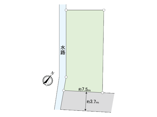 富士見市大字水子土地 地形図 富士見市大字水子土地 地形図