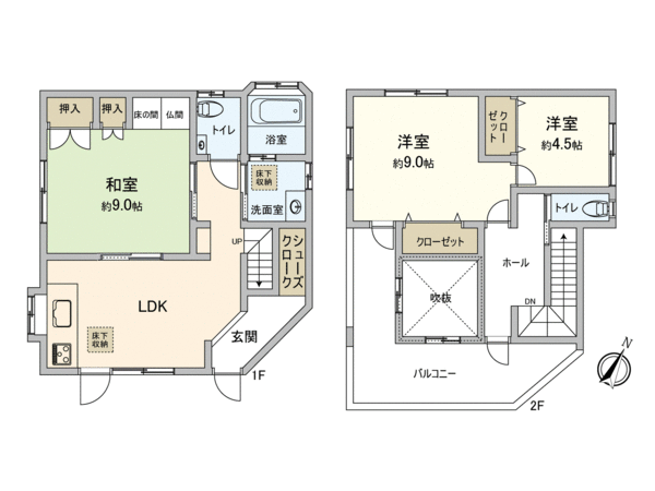 川越市新宿町2丁目 戸建 間取り 川越市新宿町2丁目 戸建 間取り