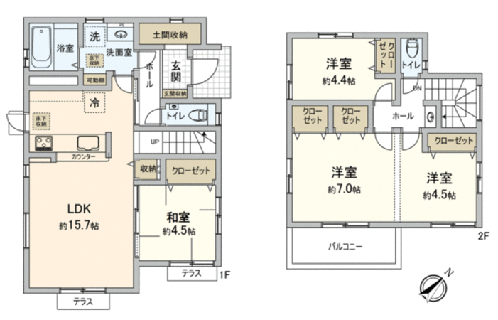 川越市大塚新町 戸建 間取り 川越市大塚新町 戸建 間取り