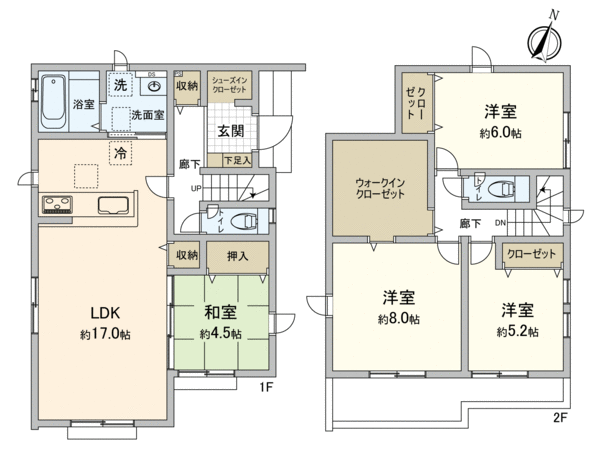 川越市小堤5期 新築戸建3号棟 間取り 川越市小堤5期 新築戸建3号棟 間取り