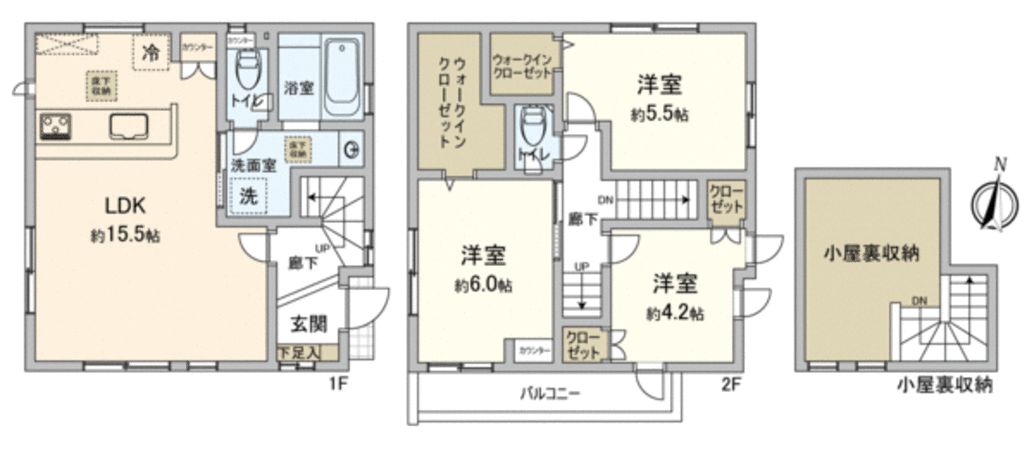 川越市大字上戸 新築戸建 間取り 川越市大字上戸 新築戸建 間取り