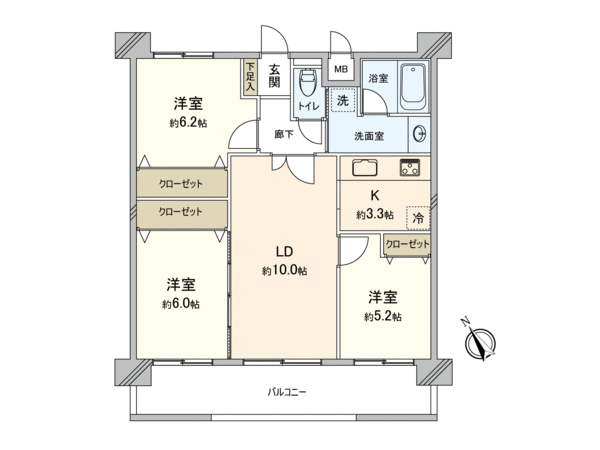 セラード川越連雀町 間取り セラード川越連雀町 間取り