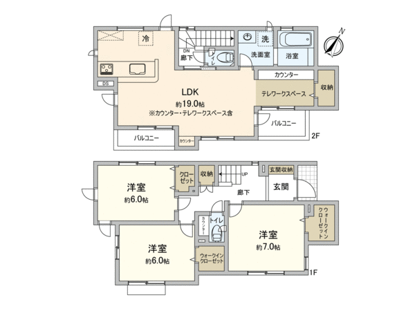 川越市今成3丁目 新築戸建7号棟 間取り 川越市今成3丁目 新築戸建7号棟 間取り