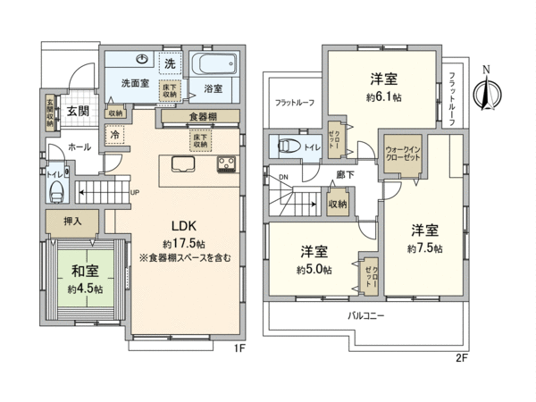 川越市上野田町 新築A号棟 間取り 川越市上野田町 新築A号棟 間取り