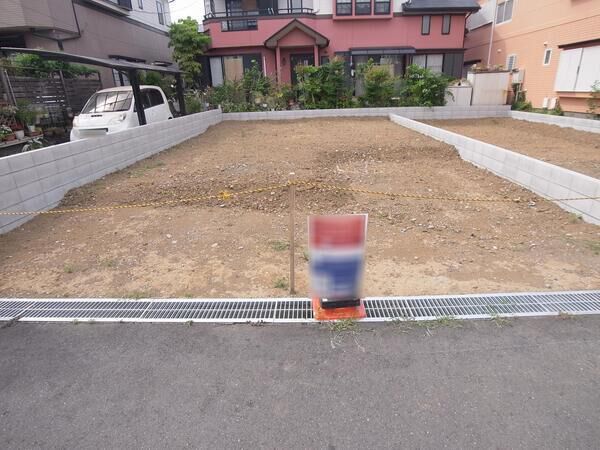 川越市稲荷町 新築1号棟 着工前現地土地写真 川越市稲荷町 新築1号棟 着工前現地土地写真