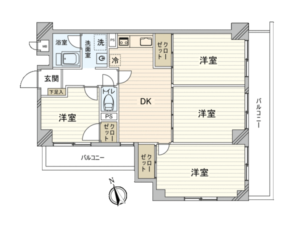 東海大宮マンション 間取り 東海大宮マンション 間取り