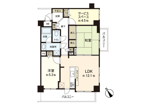 ライオンズマンション桶川 間取り ライオンズマンション桶川 間取り