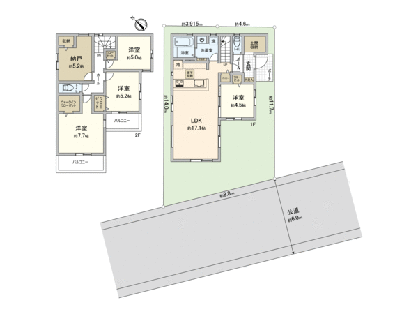 さいたま市北区本郷町 新築戸建 間取り さいたま市北区本郷町 新築戸建 間取り