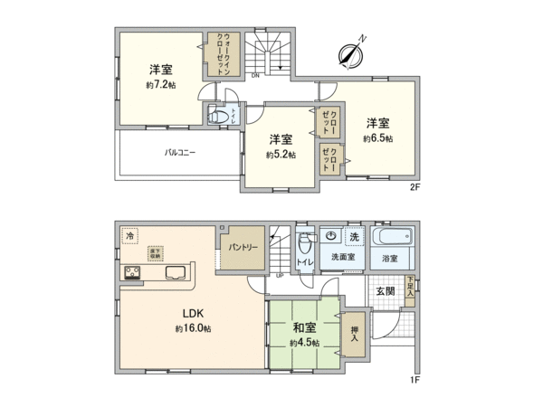 さいたま市見沼区堀崎町 5期 新築戸建 間取り さいたま市見沼区堀崎町 5期 新築戸建 間取り