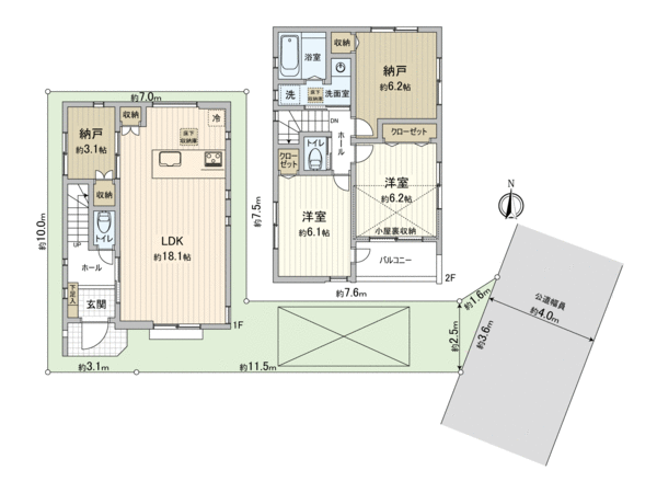 さいたま市北区日進町2丁目 新築戸建 間取り さいたま市北区日進町2丁目 新築戸建 間取り
