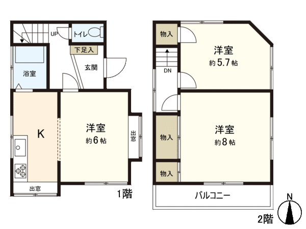 所沢市久米 戸建 間取り 所沢市久米 戸建 間取り