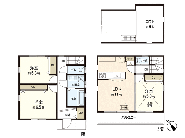 所沢市上安松 新築戸建 間取り 所沢市上安松 新築戸建 間取り
