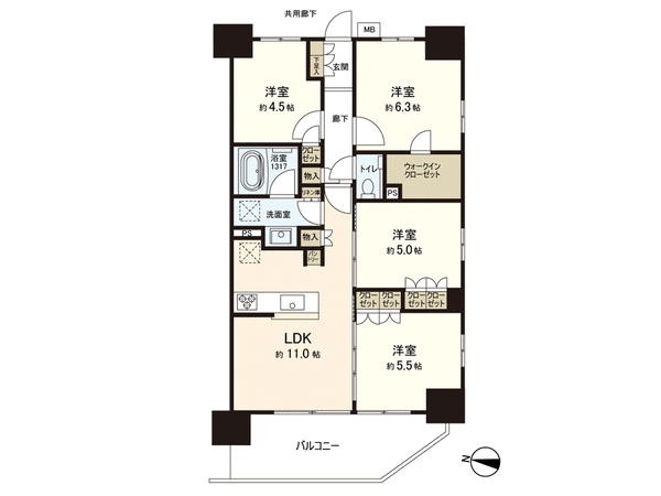 プレシス所沢元町 間取り プレシス所沢元町 間取り