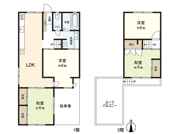 こぶし町テラスハウス 間取り こぶし町テラスハウス 間取り
