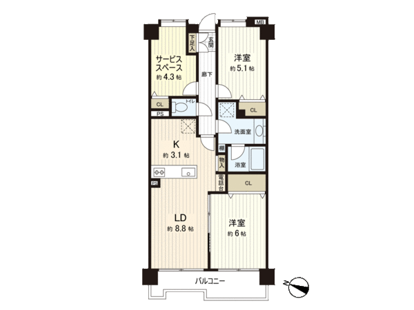 所沢ガーデンホームズ 間取り 所沢ガーデンホームズ 間取り