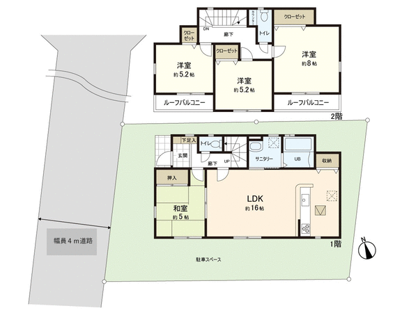 小手指元町三丁目 戸建 間取り 小手指元町三丁目 戸建 間取り