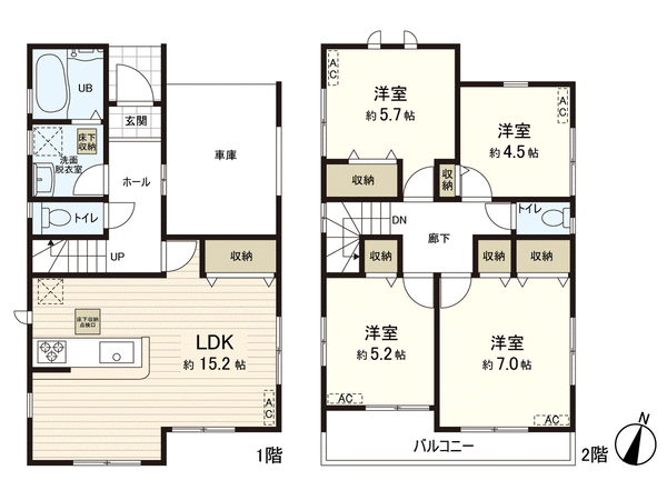 所沢市弥生町 新築戸建 間取り 所沢市弥生町 新築戸建 間取り